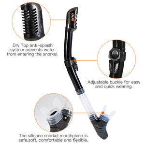 Safe & Professional Scuba Diving Set with Quick Dry Bag - FitPug.com
