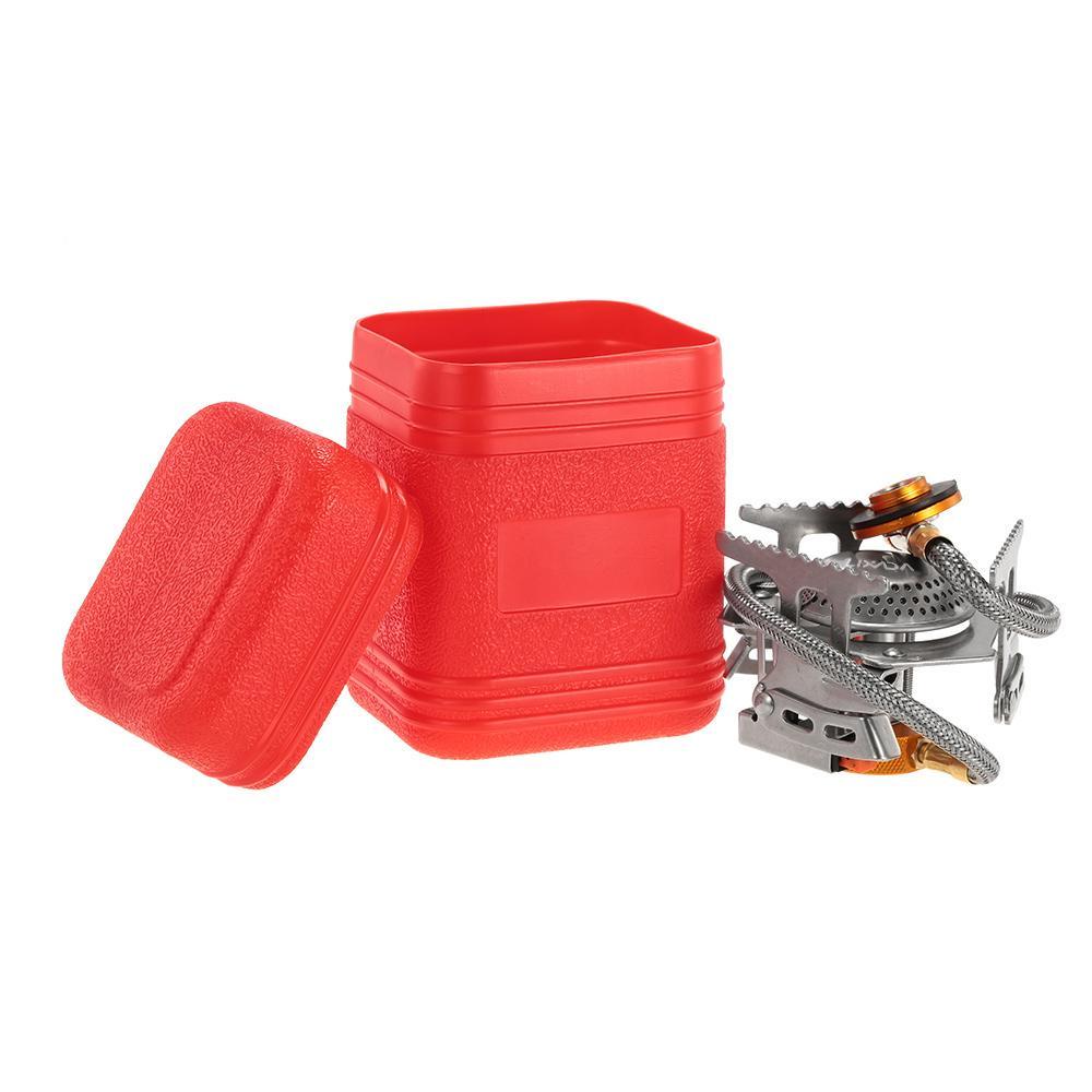 Foldable Mini Camping Gas Stove with a Box - FitPug.com