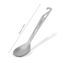 Stainless Steel Long Handle Spork with a Bottle Opener - FitPug.com
