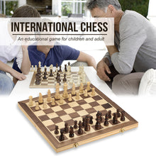 Foldable Wooden Magnetic Chess Set - FitPug.com