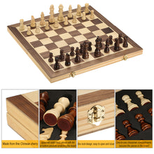 Foldable Wooden Magnetic Chess Set - FitPug.com