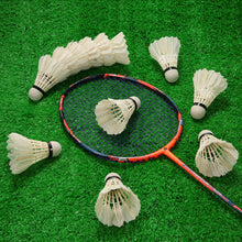 12 Badminton Duck Feather Shuttlecocks Set with a Storage Tube - FitPug.com
