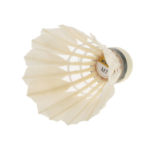 12 Badminton Duck Feather Shuttlecocks Set with a Storage Tube - FitPug.com