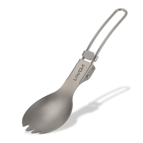 Lightweight Titanium Foldable Spork - FitPug.com