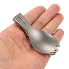 Lightweight Titanium Foldable Spork - FitPug.com