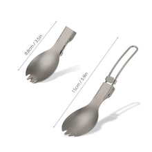 Lightweight Titanium Foldable Spork - FitPug.com