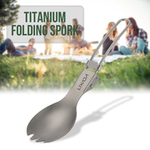 Lightweight Titanium Foldable Spork - FitPug.com
