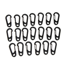 20 Mini Keychain Size D-Shape Carabiner Hooks - FitPug.com