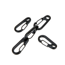 20 Mini Keychain Size D-Shape Carabiner Hooks - FitPug.com