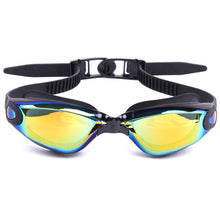 Adult Mirrored Coating Anti-fog Swimming Goggles with Case - FitPug.com