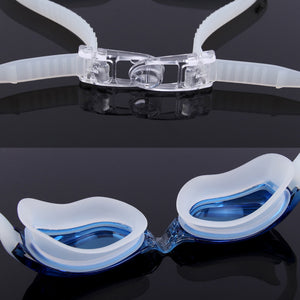 Adult Mirrored Coating Anti-fog Swimming Goggles with Case - FitPug.com