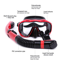 Diving Mask Glasses & Tube Set - FitPug.com