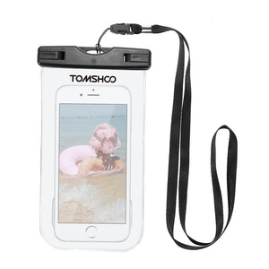 Transparent Waterproof Phone Case Dry Bag for 6.0" Devices - FitPug.com