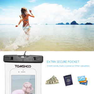 Transparent Waterproof Phone Case Dry Bag for 6.0" Devices - FitPug.com