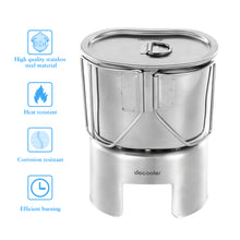 700ml Pot + Wood Stove Burner - Outdoor/Camping Set - FitPug.com