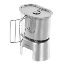 700ml Pot + Wood Stove Burner - Outdoor/Camping Set - FitPug.com