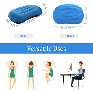 Foldable Inflatable Air Pillow - FitPug.com
