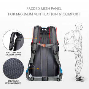 50L Waterproof Outdoor Backpack - FitPug.com
