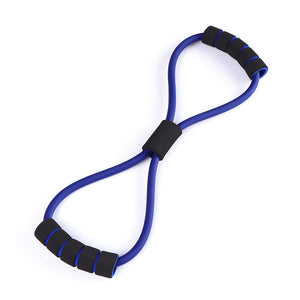 8 Shaped Chest Expanders & Resistance Bands Set - FitPug.com